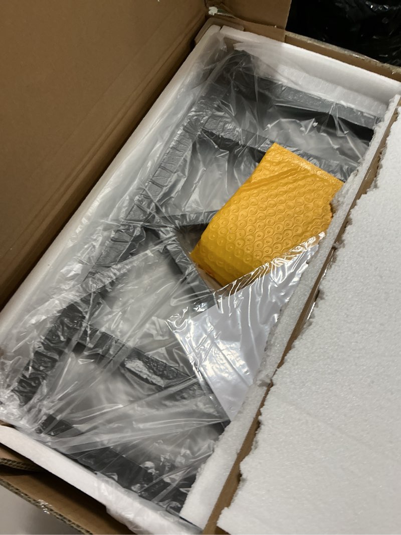 Condition photo showing New/Like New for HODGSON Mini Fridge Stand Table with Large Capacity Storage, 18” Rustic Industrial End Table Side Table with 2-Tier for Beverage, Refrigerator, Dorm, Apartment,Office, Bedroom Corner Industrial Brown