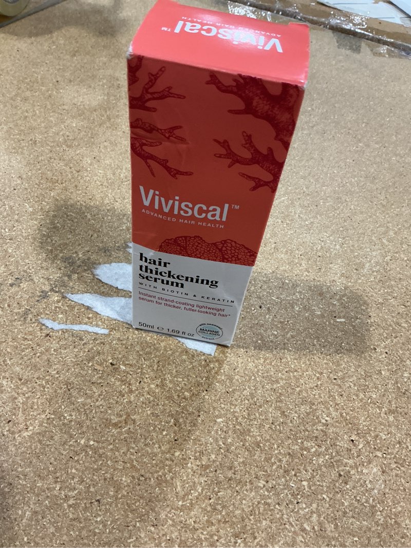Condition photo showing New/Like New for hair thickening serum with biotin & keratin  1.69 fl (50 ml)  viviscal