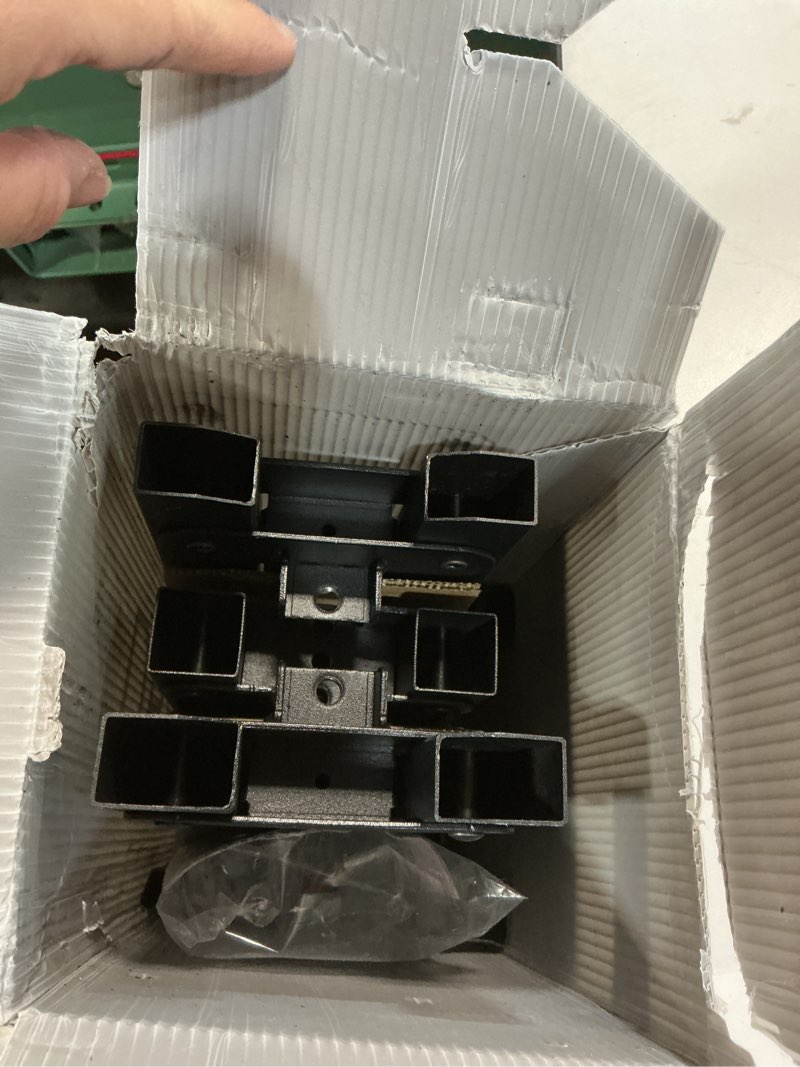 Condition photo showing As Is for full size bed frame - 18 in sturdy platform bed frame full, heavy duty metal bed frame no box spring needed, quick & easy assembly, no noise, black full 18 inch