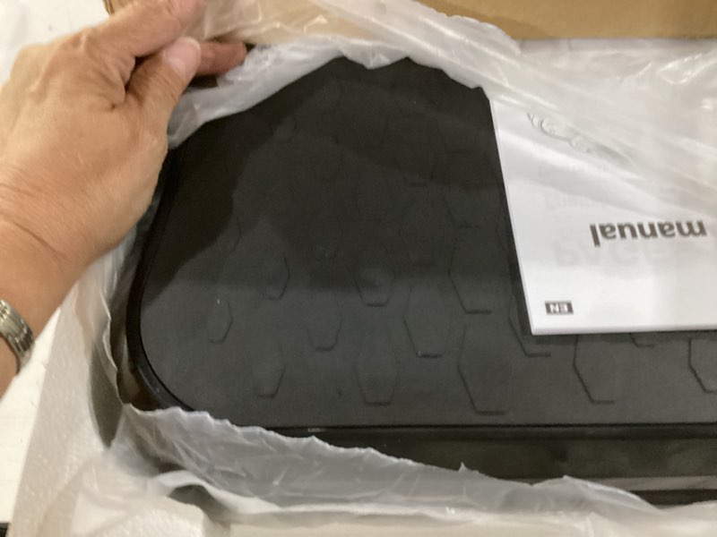 Condition photo showing New/Like New for aorapulse vibration plate exercise machine, vibration plate for lymphatic drainage weight loss, 400 lbs capacity full body workout vibrate fitness platform for home women men slim-black