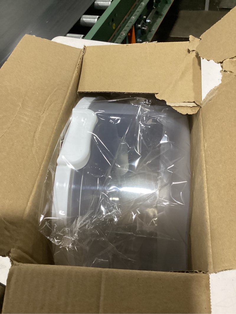 Condition photo showing New/Like New for 10in Plastic Cake Carrier with Handle, Round Cake Holder with Lid Pink Cake Container for 6in/8in/10in Cake(white)