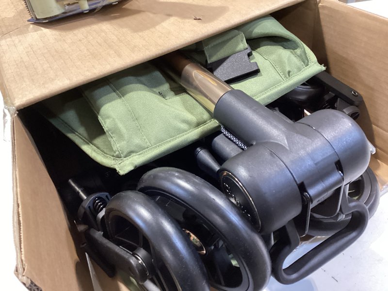 Condition photo showing Good Condition for oneye travel stroller for airplane, ultra lightweight baby stroller for toddlers with canopy, foldable & compact strollers with jumbo seat & large storage basket,10.19lb,stable & one-hand fold, green