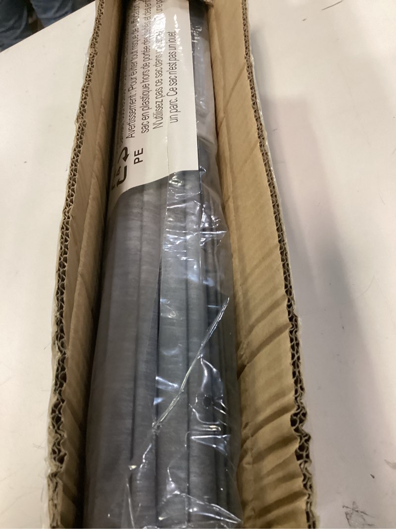 Condition photo showing Good Condition for LazBlinds Cordless Roman Shades for Windows, Blackout Room Darkening Thermal Insulated Window Blinds, Lightweight Fabric Blinds for Indoor Windows, 21" W x 60" H, Grey Blackout - Grey 21" W x 60" H