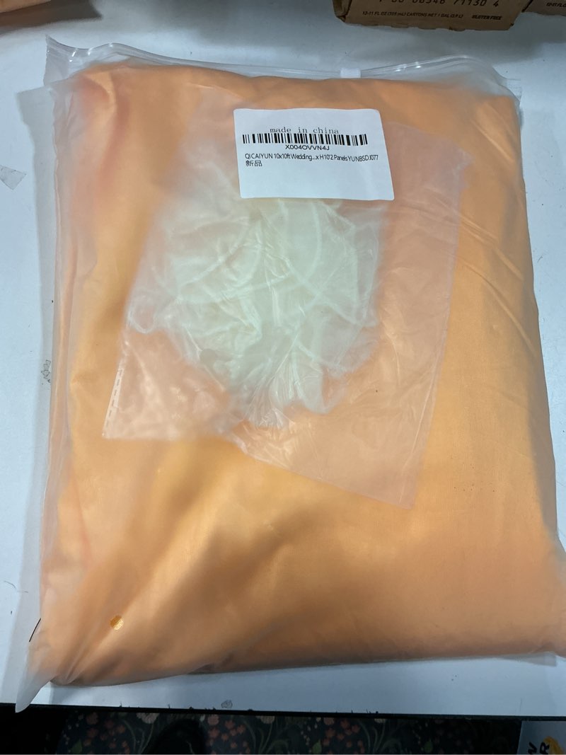 Condition photo showing New/Like New for 10x10ft Wedding Curtains Bright Yellow Wedding Backdrop for Ceremony Prom Stage Backdrop Satin Fabric Curtain Drapes Curtains Panels with Rod Pockets W5' x H10'2 Panels YUNBSDJ077 5'(W) x 10'(H) 2 Panels Yellow