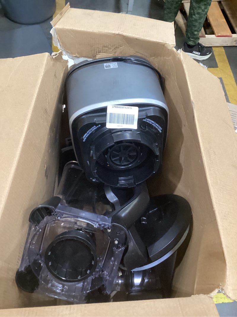 Condition photo showing As Is for ninja ultracrush professional kitchen system | 1500w, 72oz full-size blender, 8-cup food processor & 18 oz to-go cup | total crushing technology, smoothies, ice crush, chopping & more | silver | bp401 blender + bowl + (1) 18-oz. cup
