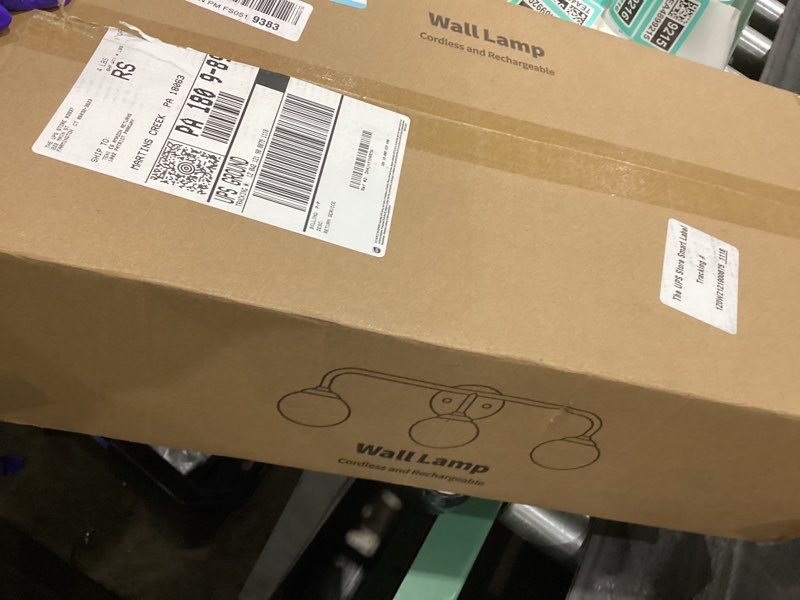 Condition photo showing Good Condition for wal lamp cordless and rechargeable