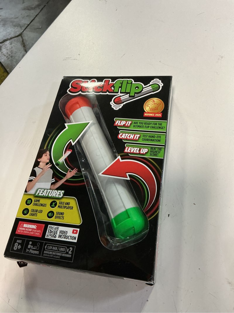 Condition photo showing New/Like New for How Many Flips can You Throw? | Electronic Flip Challenge Game | Auto-Counting Skill Toy for Kids, Teens & Adults | 10 Games Each with a High Score to Beat | Fun Gift & Party Game Ages 8+