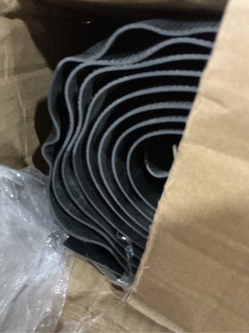 Condition photo showing Good Condition for 4' x 8' High Traffic Guard Doormat, Commercial Grade Door Floor Mat Striped Brush Step Entrance Mat with Rubber Backing, Low Profile Commercial Rugs for Entryway, Easy to Clean(Jet Black) Jet Black 4' x 8' (Rectangular)