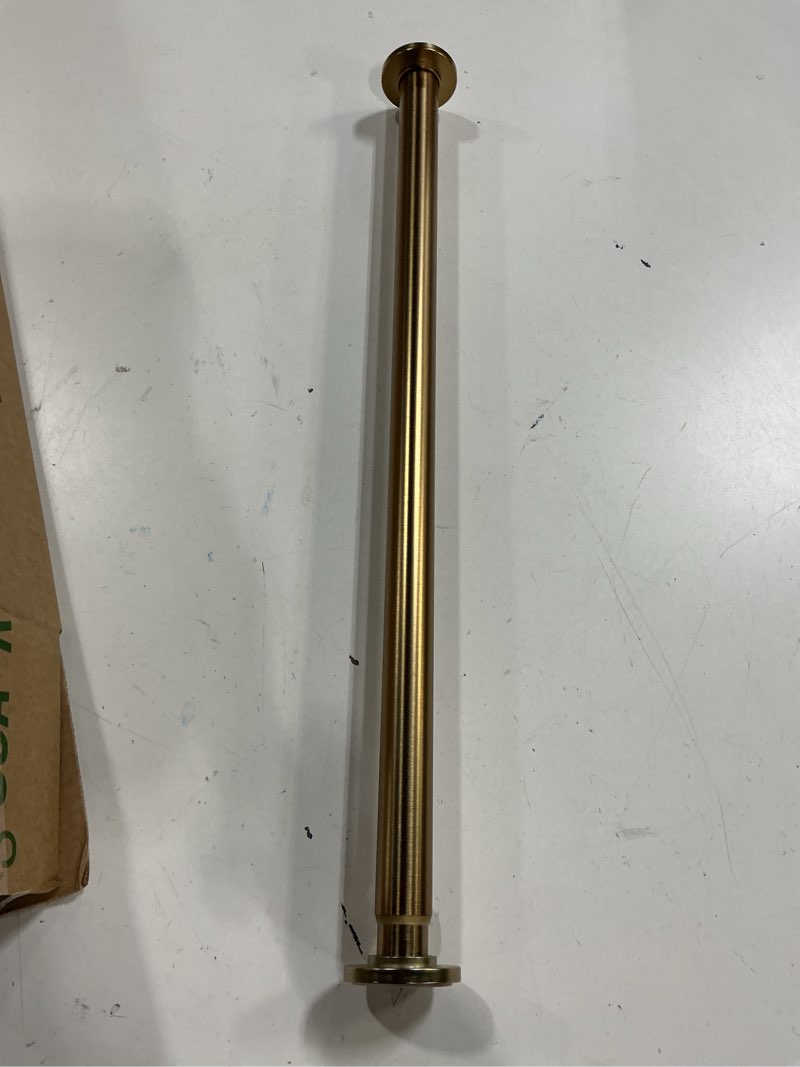 Condition photo showing Good Condition for Ivilon Tension Curtain Rod - Spring Tension Rod for Windows or Shower, 24 to 36 Inch. Warm Gold 24" to 36" Warm Gold