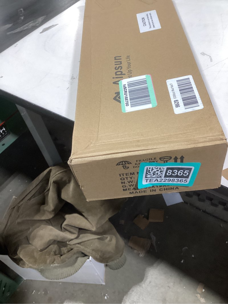 Condition photo showing New/Like New for Aipsun 24 inch Modern LED Vanity Lights Adjustable Bathroom Vanity Light Fixtures Chrome Bathroom Light Fixture Over Mirror 5500K Chrome 23.6 in