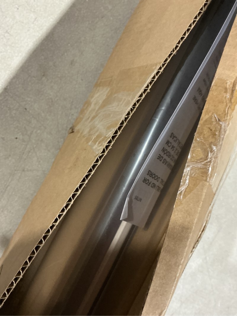 Condition photo showing Good Condition for DEZ FURNISHINGS Cordless No Tools 1" Magnet Mini Blinds for Metal Doors, Room Darkening, 25" W x 42" H, White 25"W x 42"H