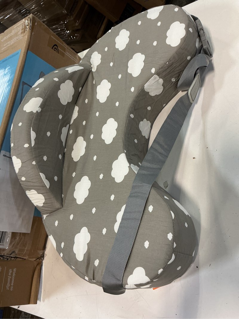 Condition photo showing Good Condition for Momcozy Innovative Safety Guard Nursing Pillow - Firm & Springy Memory Foam - Stable, Ergonomic Support & Comfort - Wider Breastfeeding Cushion, Adjustable, Removable Cover, Baby Safety Certified Cloudhug Original