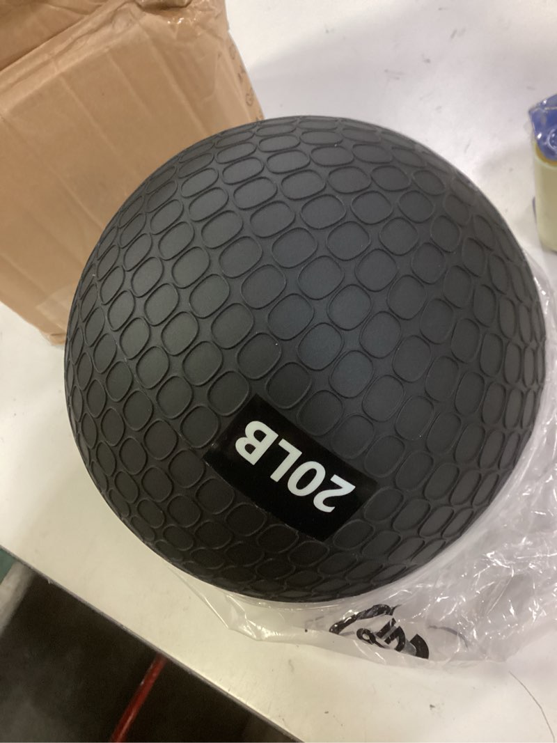 Condition photo showing New/Like New for Amazon Basics Slam Medicine Balls for Exercise 20 Pounds