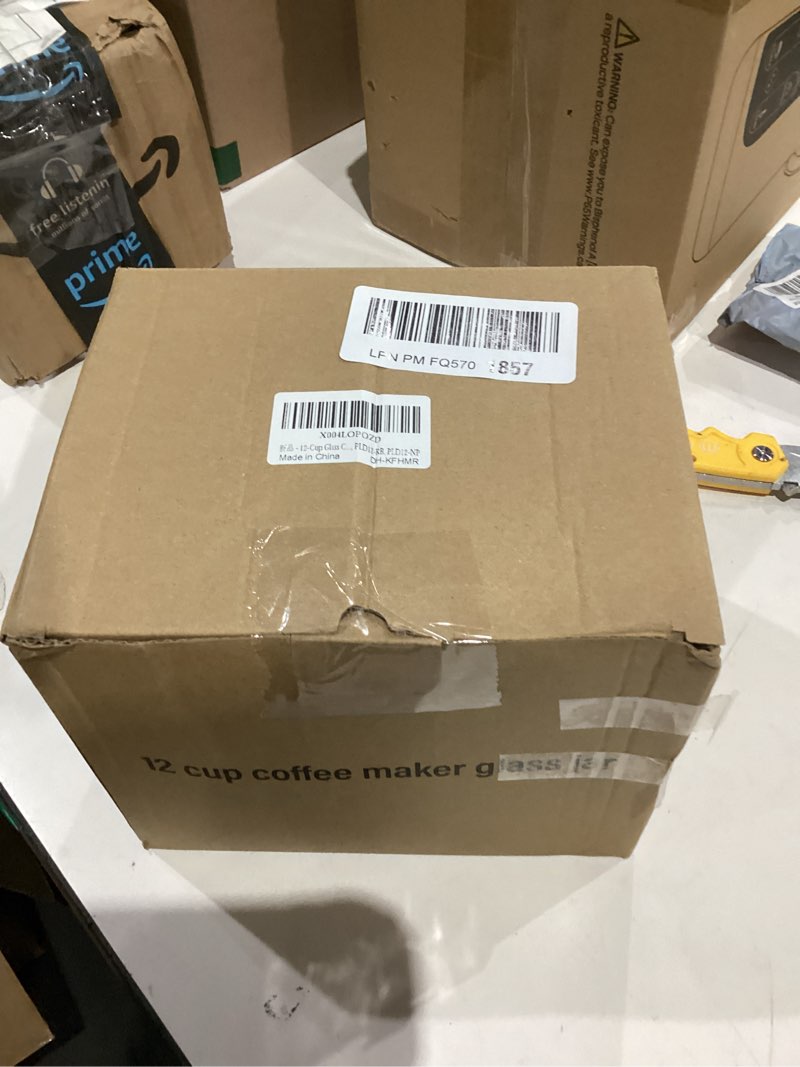 Condition photo showing Good Condition for 12-Cup Glass Coffee Carafe Replacement Pot Compatible with Mr Coffee, Black & Decker and 12 Cup Cara