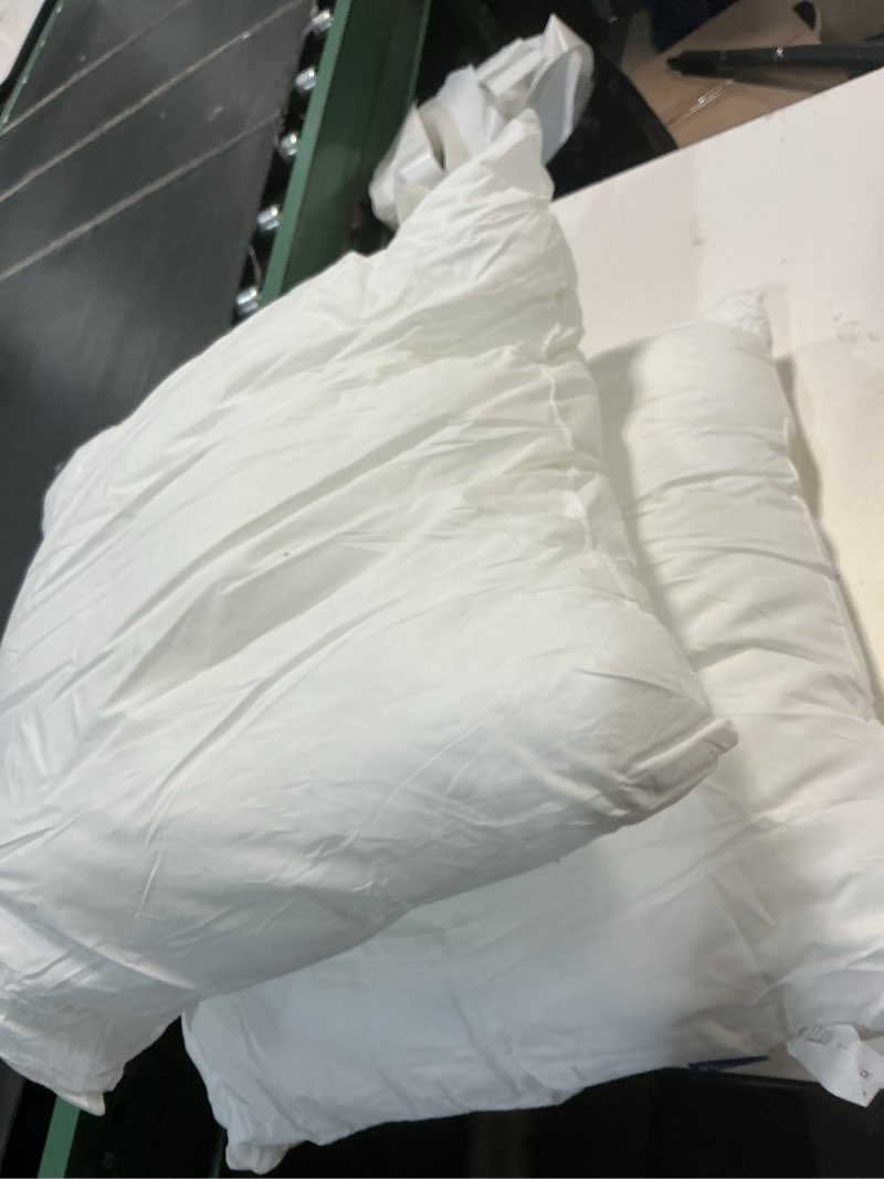 Condition photo showing Good Condition for miulee throw pillows inserts, pack of 2 18x18 inch 100% virgin fiber filling bed couch pillows