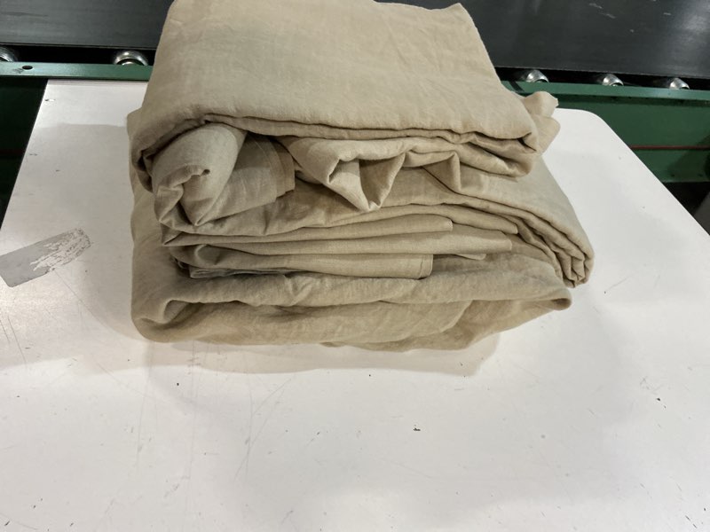 Condition photo showing Good Condition for european linen duvet cover  king 