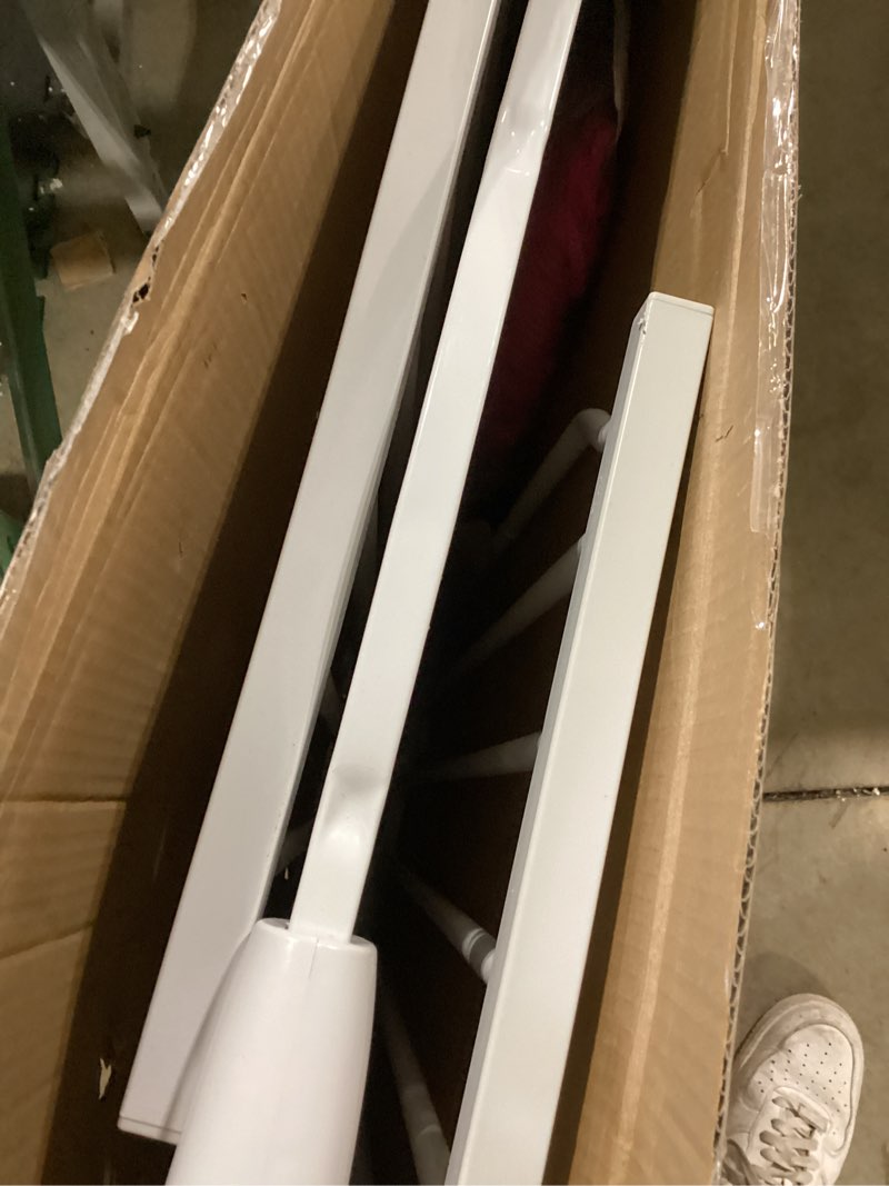 Condition photo showing Good Condition for 67.3-81.1" extra wide baby gate for stairs no drilling, 30" tall auto close press mounted dog gates for doorways, adjustable width walk through long gates for kids or pets, white white 67.32"-81.10"
