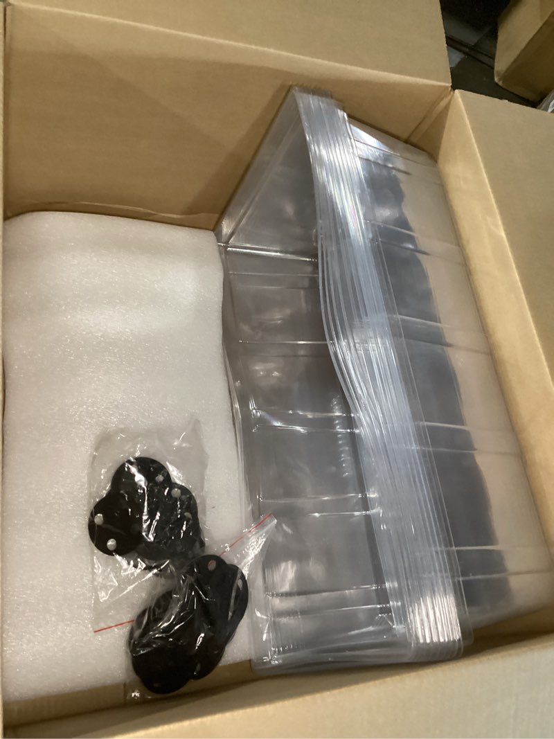 Condition photo showing Good Condition for 10 pack 6.3" tall humidity domes for 1020 trays, extra strength seed starter covers with 2 adjustable vents, clear plastic propagation cloning lids for germination & microgreens, bpa-free 1020 6.3'' dome-10p