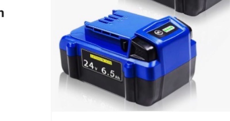 kobalt 24 -volt, 5 ah 1 -pack lithium ion (li-ion) battery