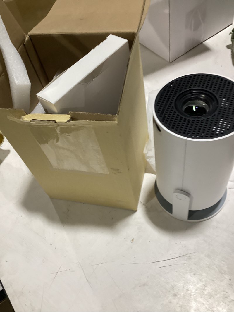 Condition photo showing Good Condition for mini projector with wifi and bluetooth, built-in app,1080p supported portable movie projector, 130" display home theater video projector, compatible with tv stick, hdmi, usb, smartphone, and laptop