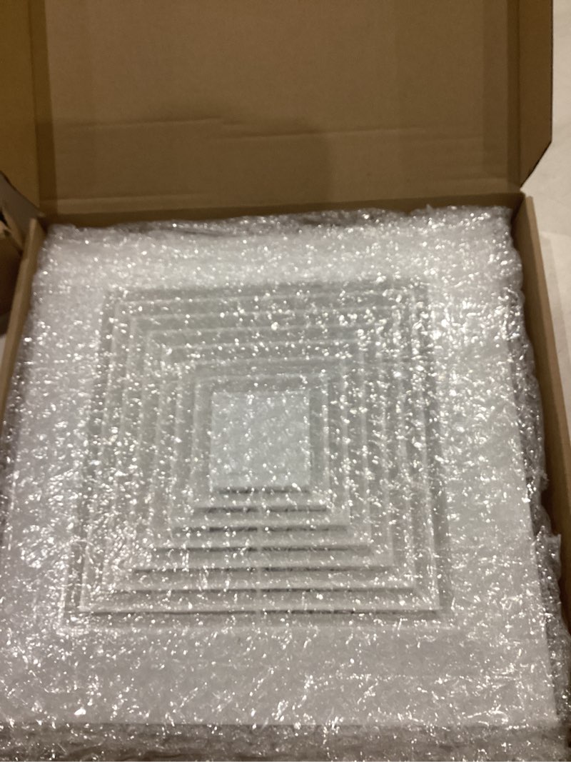 Condition photo showing Good Condition for baquler 2 pcs 11 x 11'' exhaust bathroom fan cover with springs square ceiling or wall mounted ceiling grill vent fan fits models 663 670 671 675 688 689 ventilation cover replacement accessories 2 11 x 11''