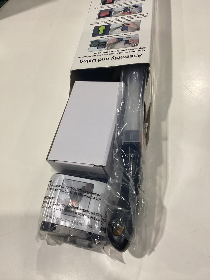 Condition photo showing New/Like New for SupMaKin Fresh Meat Slicer, Thickness Adjustable 2 or 4 mm, 17 IN 1 Stainless Steel Manual Meat Cutter, Cleaver Kitchen Knife, Jerky Slicer Suit for Chicken Breast Beef Pork (Black)