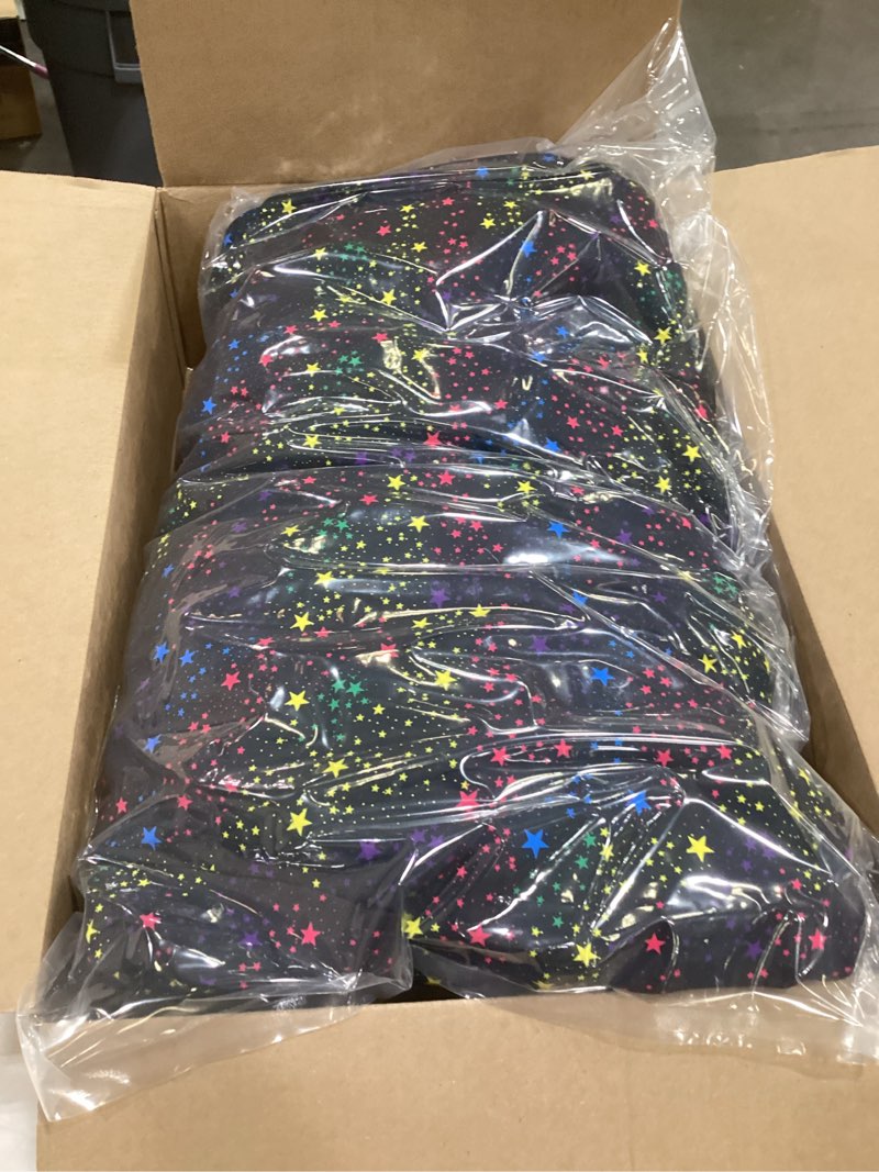 Condition photo showing New/Like New for happy nappers pillow & sleepy sack- comfy, cozy, compact, super soft, warm, all season, sleeping bag with pillow- large 66” x 30”, shimmer unicorn
