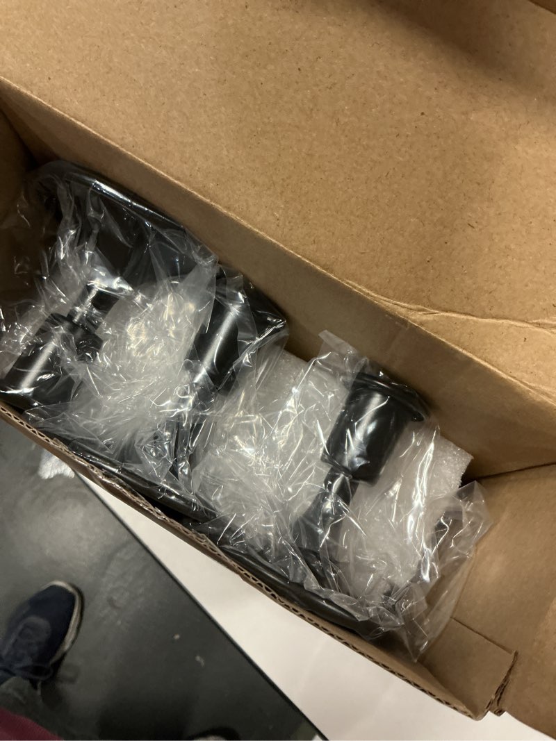 Condition photo showing New/Like New for Honoson 3 Sets Flameless Christmas Tree Candles with Holders Remote Control LED Taper Candles Battery Operated Flickering Candlesticks for Window Fireplace Decorations(Black)