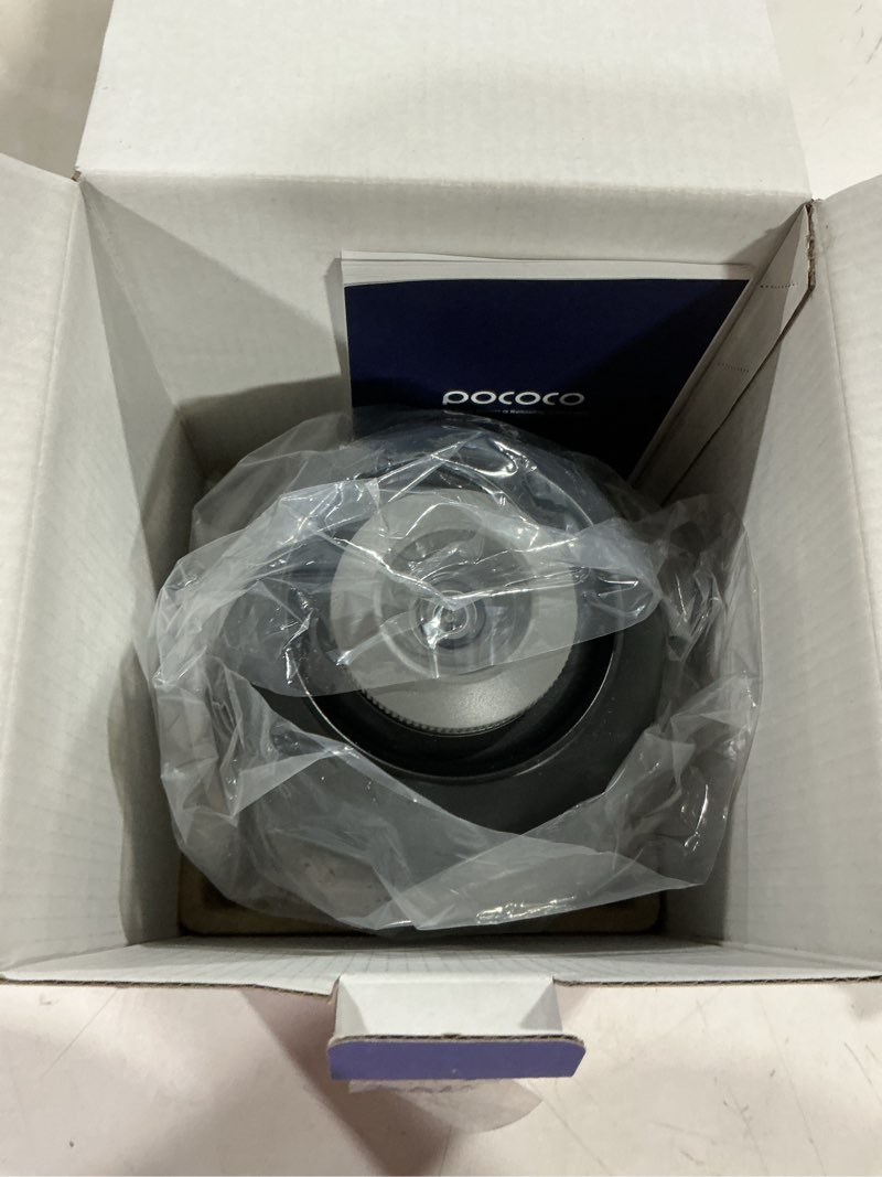 Condition photo showing Good Condition for pococo galaxy star projector for bedroom with replaceable optical film discs, home planetarium night light projector with high-definition soft light for relax, study, and meditate, stress relief gifts black