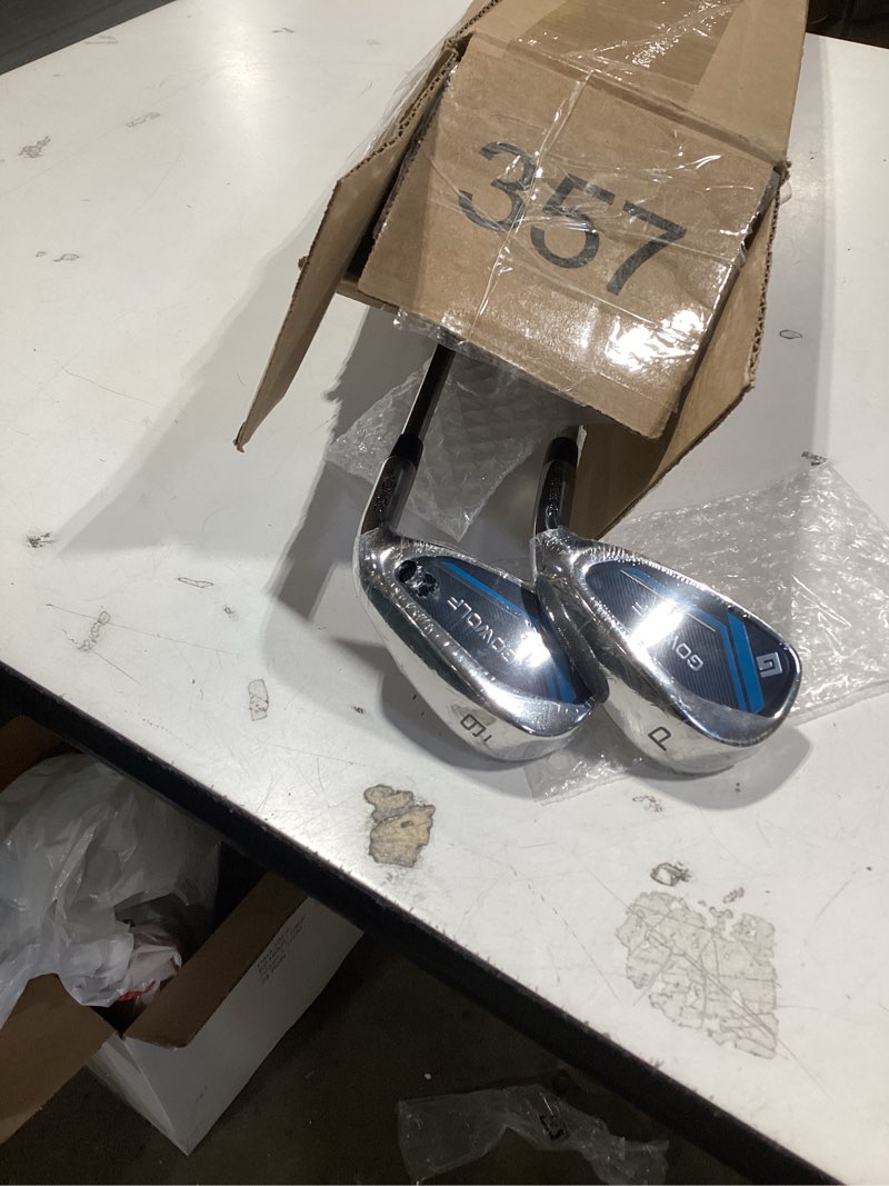 Condition photo showing As Is for Gowolf Golf Iron Set or Single Irons (5,6,7,8,9,Pitching Wedge) for Men Right Hand, Premium 95g Steel Shaft with Deep Grooves for Extreme Forgiveness, Accuracy & Max Distance, Great Golf Gifts 9 Iron