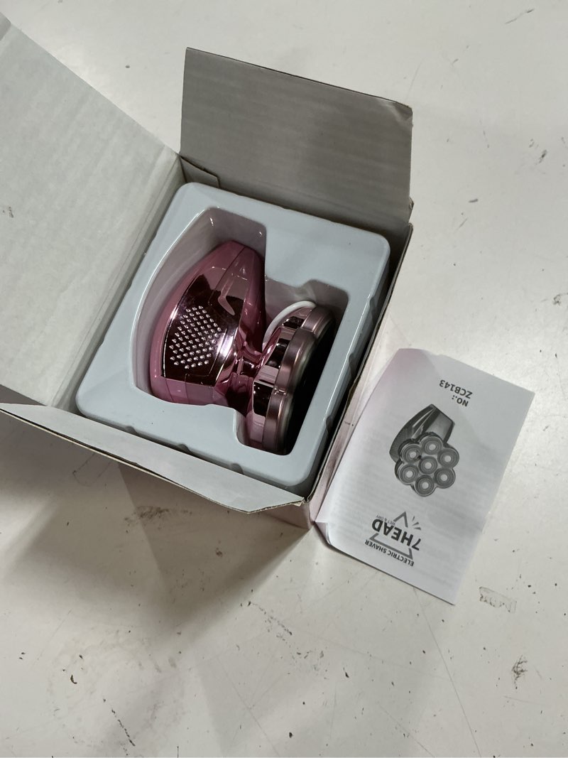 Condition photo showing Good Condition for electric razors for women - 120min cordless painless hair remover with 7d floating head - waterproof wet dry women's electric shaver for legs face bikini line pink