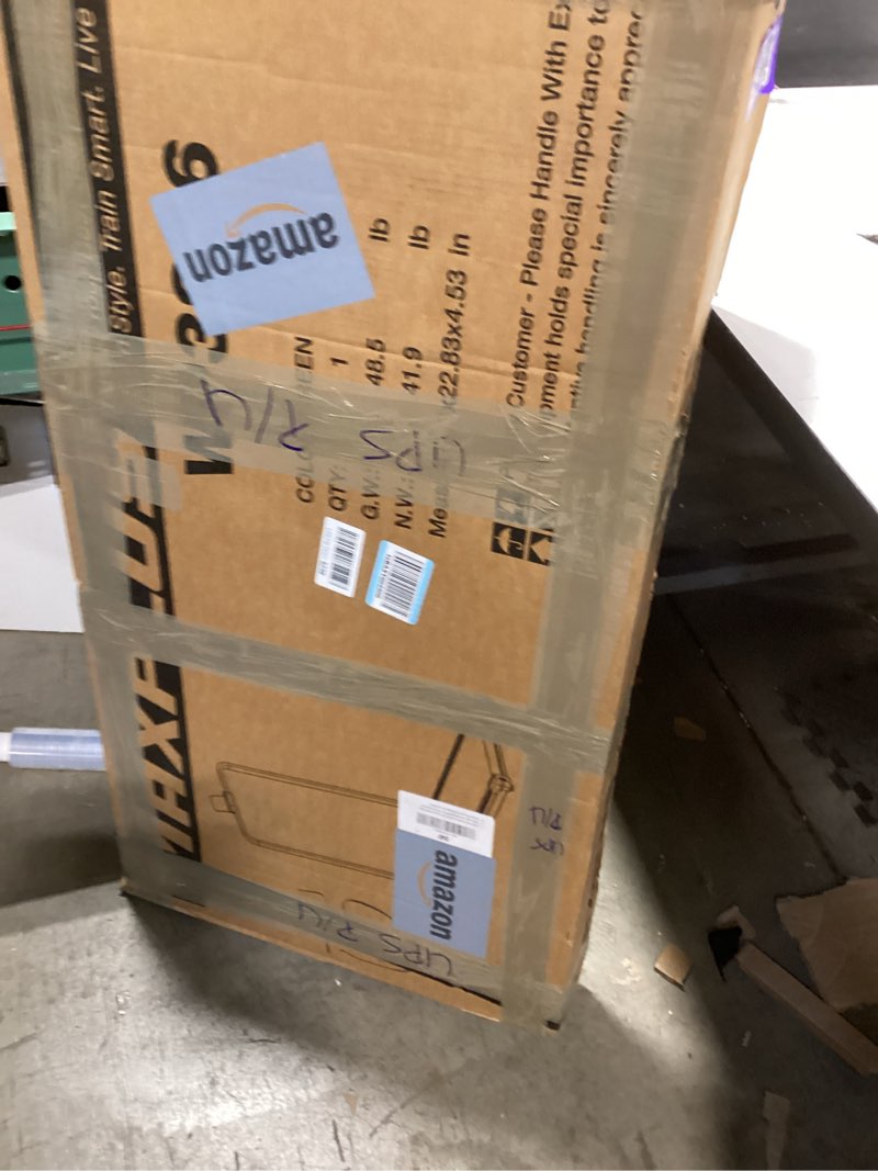 Condition photo showing New/Like New for portable walking pad with handle bar for home & office, 2 in 1 folding under desk treadmill with 8% incline, 3.0hp small foldable compact treadmills walking, 0-6.0mph electric walking machine, 265 lbs