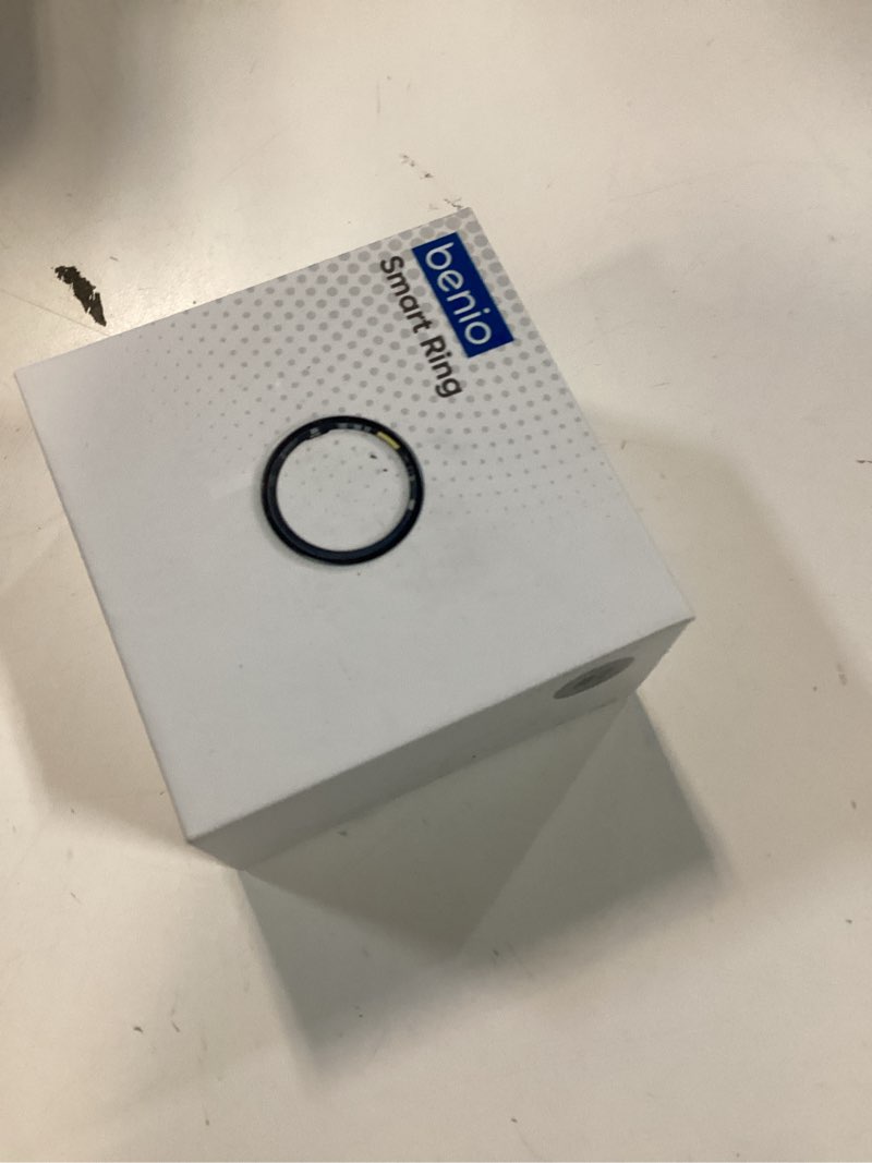 Condition photo showing New/Like New for benio gen 2 smart ring for women & men, heart rate,fitness tracker with sleep?step/sleep/blood oxygen/heart rate tracker, 5atm waterproof for ios and android,no subscription sliver 7#