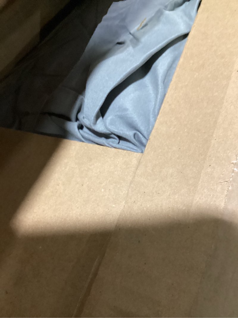 Condition photo showing Good Condition for Bedsure King Size Comforter Set - Bedding Sets King 7 Pieces, Pintuck Bed in a Bag Grey Bed Set with Comforter, Sheets, Pillowcases & Shams King 01 - Grey