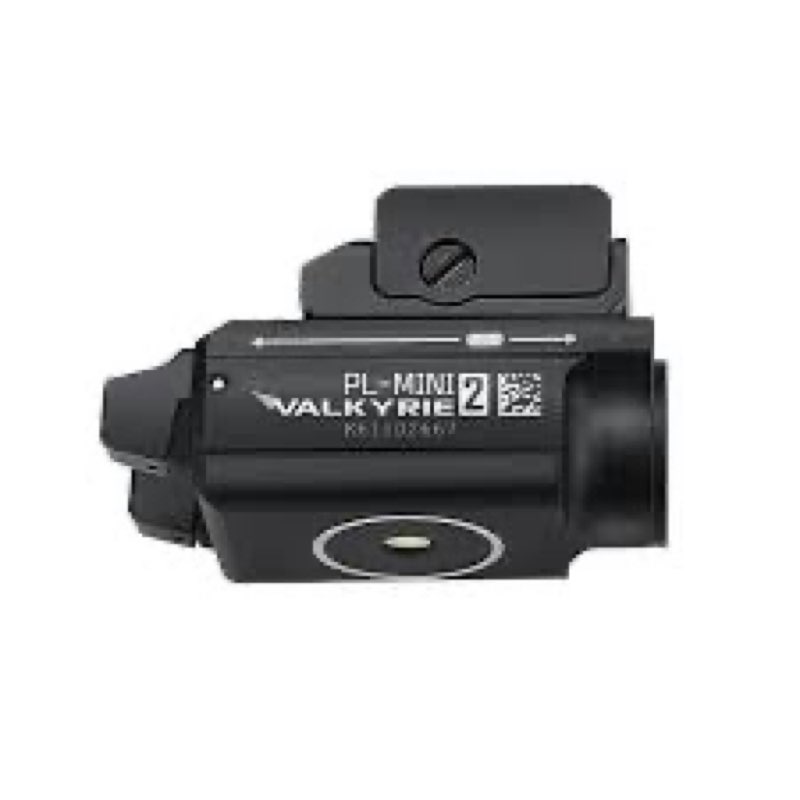 olight pl-mini 2 valkyrie 600 lumens magnetic usb rechargeable compact weaponlight with adjustable r