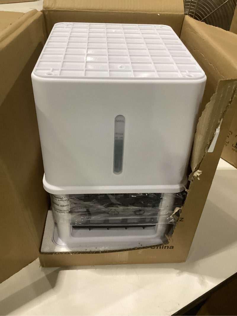 Condition photo showing As Is for portable air conditioners, swamp cooler with 4 wind modes, 3 speeds, 3.5-gallon water tank for evaporative air cooler long cooling, 45 db windowless air conditioner 120° oscillation 4 ice packs
