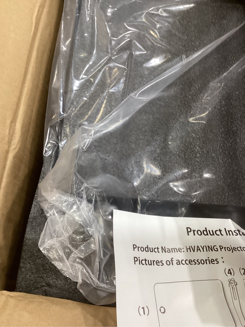 Condition photo showing Good Condition for Floor Projector Stand Mount, Adjustable Height 33 to 48 Inch, Universal with Tray Mounting close to the wall Compatible Ideal for Office, Home, Stage, Studio, and Movies.