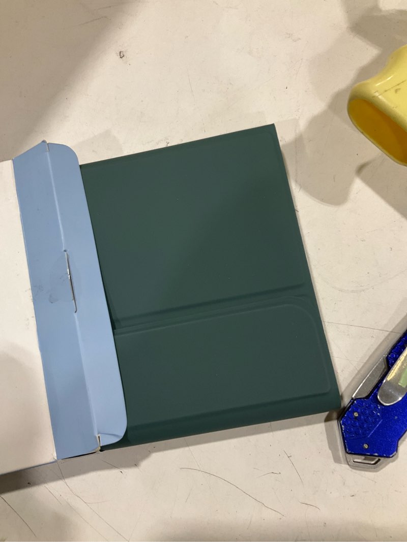 Condition photo showing Good Condition for for ipad mini 7 keyboard case a17 pro 2024/ipad mini 6 generation case with keyboard 2021 8.3 inch, pencil holder, 7 color backlit detachable keyboard cover for ipad mini 7th/6th gen,pinegreen