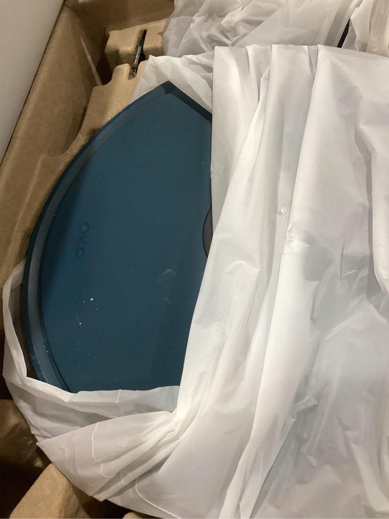 Condition photo showing Good Condition for okp lidar robot vacuum cleaner 4000pa suction power, no-go zone, lidar navigation, smart mapping home robotic vacuum, self-charging, wi-fi/app/alexa control, for pet hair, carpet, hard floor