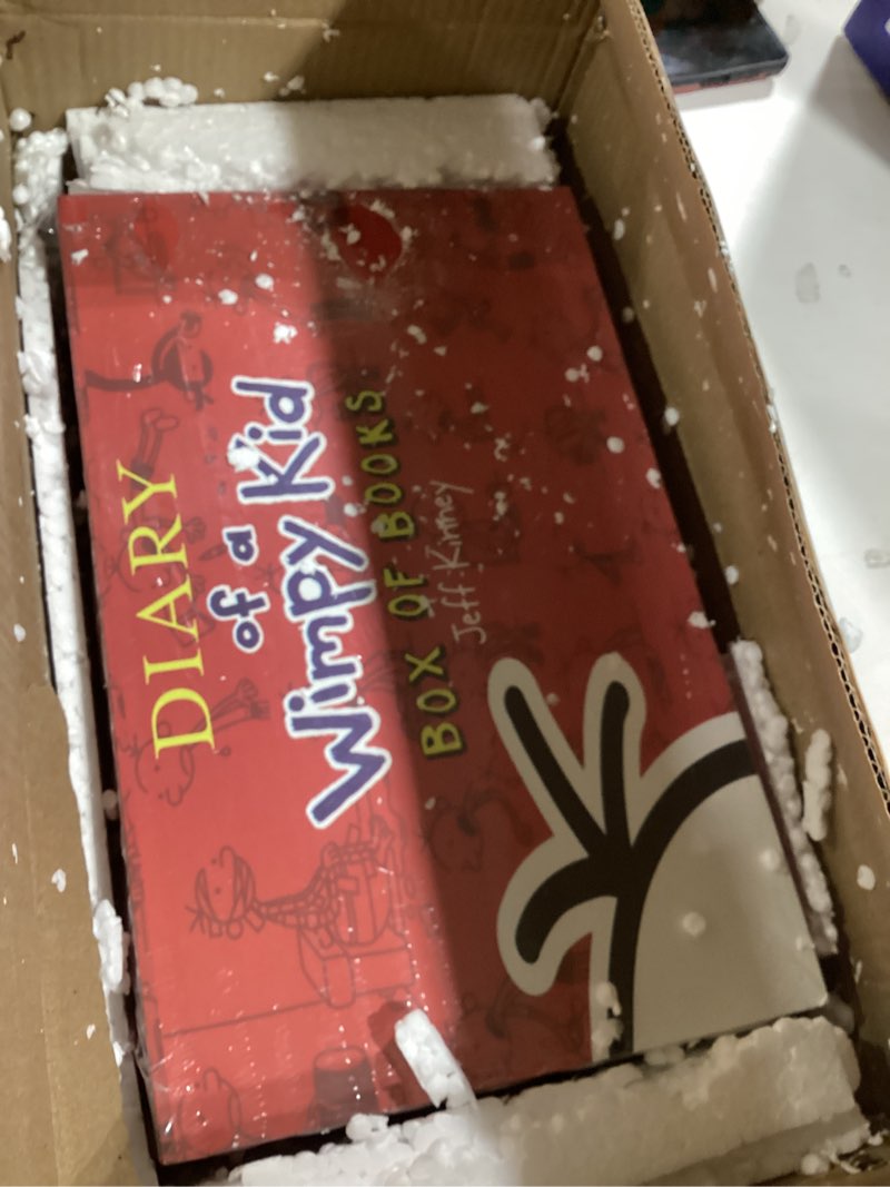 Condition photo showing New/Like New for diary of a wimpy kid: the ultimate collection box set – books 1–23 by jeff kinney | complete paperback series with collector’s box | perfect gift for kids & teens