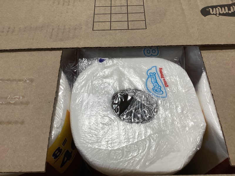 Condition photo showing New/Like New for charmin ultra strong clean touch toilet paper, 24 family mega rolls = 120 regular rolls family mega 24 rolls (275 sheets)