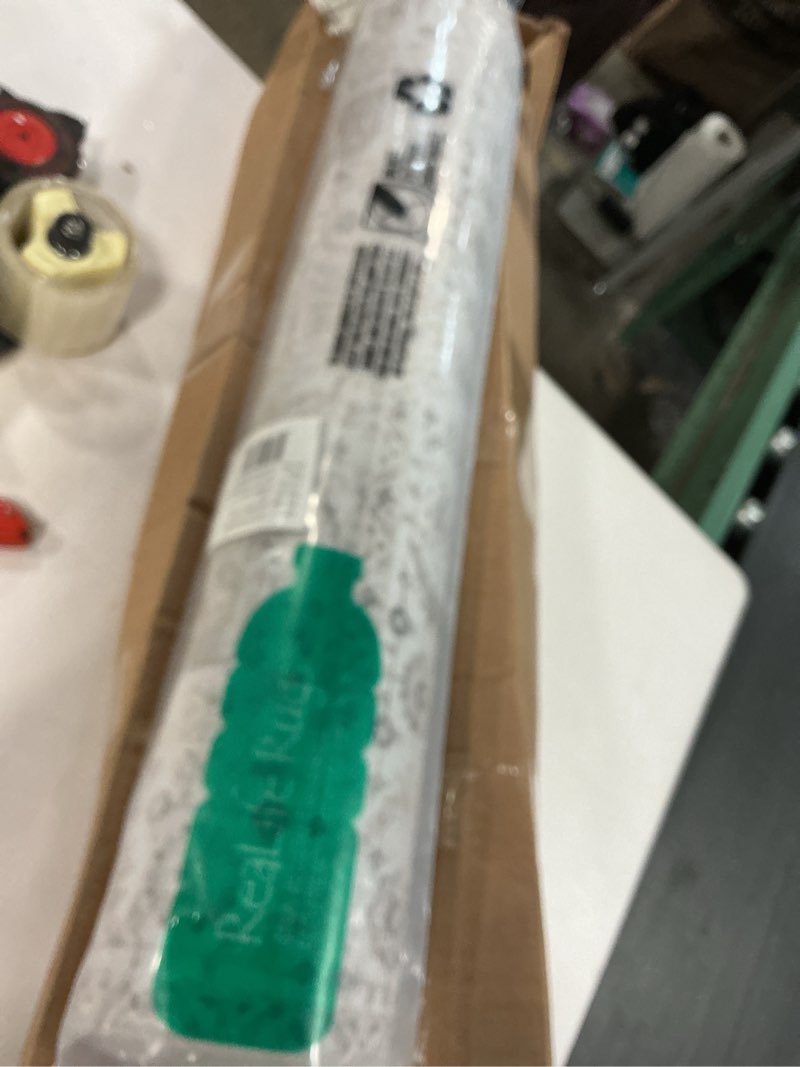 Condition photo showing Good Condition for ReaLife Rugs Machine Washable Area Rug Runner - Living Room Bedroom Bathroom Kitchen Entryway Office - Padded Low Pile Stain Resistant Premium - Boho Farmhouse Vintage - Joy - Beige Ivory 2'6" x 6' Medallion - Beige Ivory 2'6" x 6' (Rectangular)