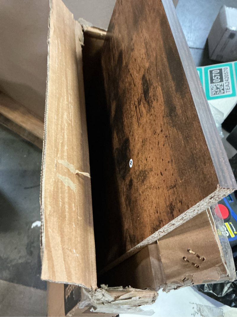 Condition photo showing As Is for Used and incomplete, Heavy-Duty 2300 lb Shelving w/ Five Shelves (72\" H x 48\" W x 24\" D)