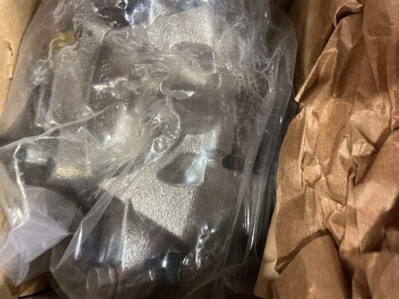 Condition photo showing New/Like New for betthand front left brake caliper 18b5045 replace for 07-17 jeep wrangler, 18 wrangler jk, 08-12 liberty, 07-11 nitro, front right for 08-16 dodge grand caravan, chrysler town & country, frc11880