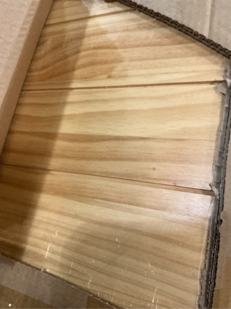 Condition photo showing Good Condition for 30x60 inch boho low picnic wood table - foldable design and and 2 set of wood table leg for sitting on the floor low height floor picnic table encourage a laid-back vibe at home or in nature