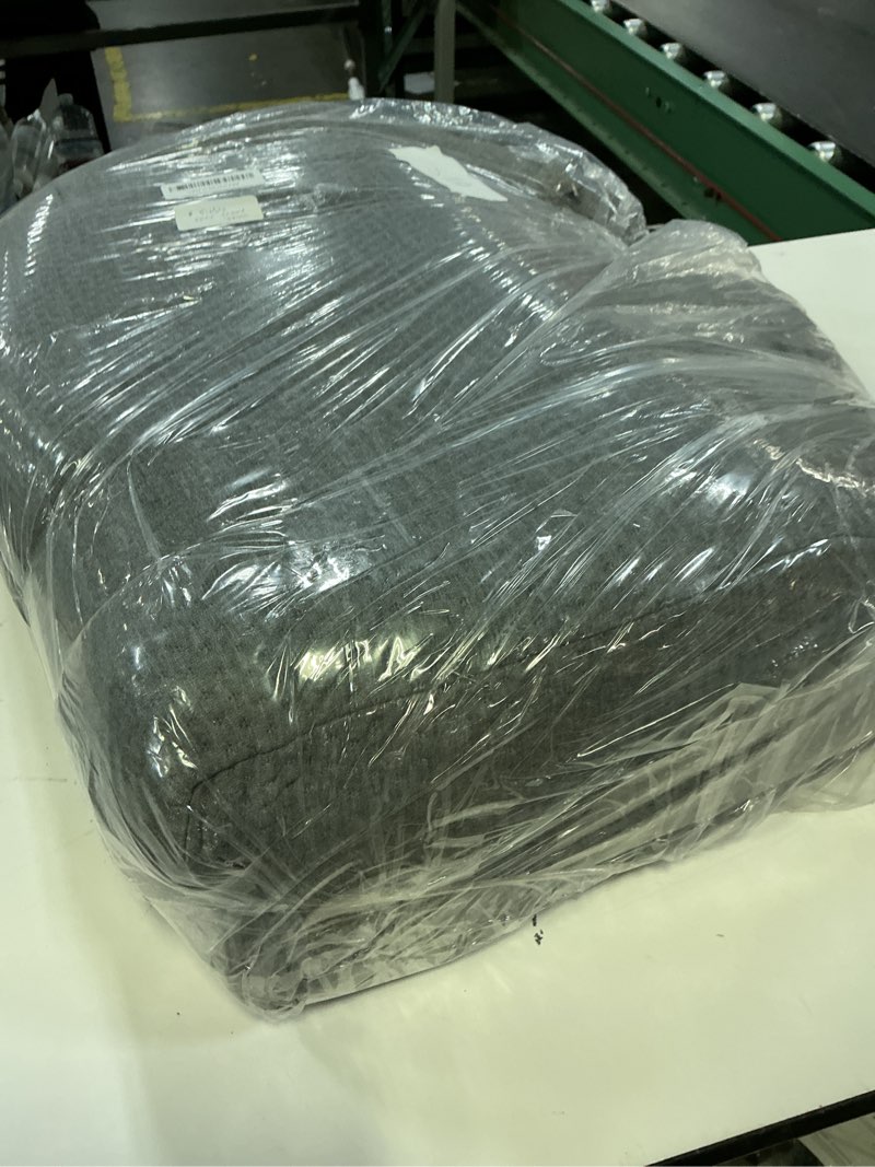 Condition photo showing Good Condition for leg pillow elevation blood circulation, leg wedge for elevation for swelling, leg elevating pillow for after surgery, memory foam foot knee pillow for back sleeping 24×22×8 inch dark grey 24*22*8 inch dark grey