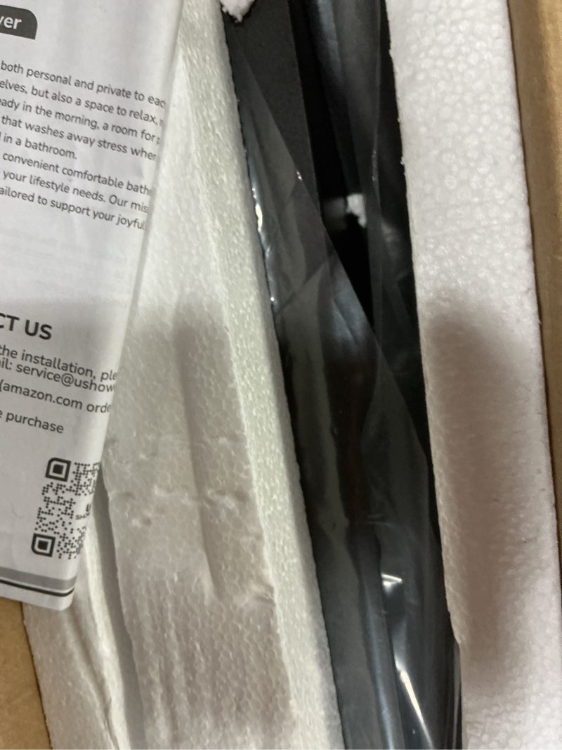 Condition photo showing New/Like New for ushower 2-pack black bathroom mirrors over sink 22 x 30 inch, metal frame rectangle mirror, modern farmhouse vanity mirror, wall mounted for bedroom, living room, entryway remodel & upgrade matte black 22"lx30"w-2pcs