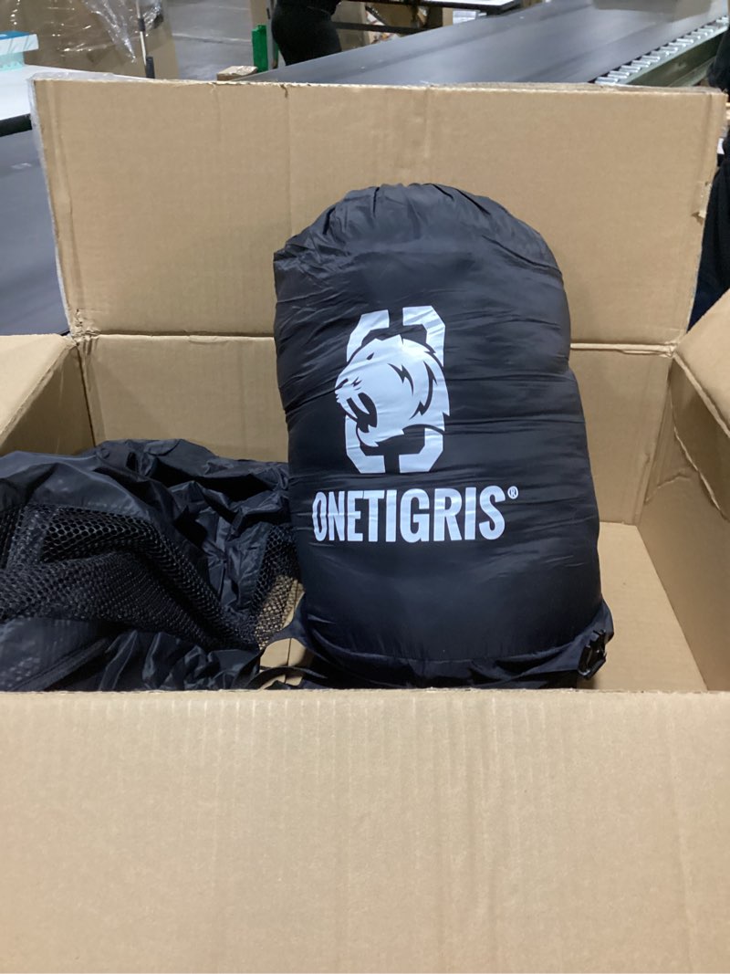Condition photo showing New/Like New for onetigris winter sleeping bag, 5 degree camping mummy bag, waterproof backpacking sleeping bag (winter - od black