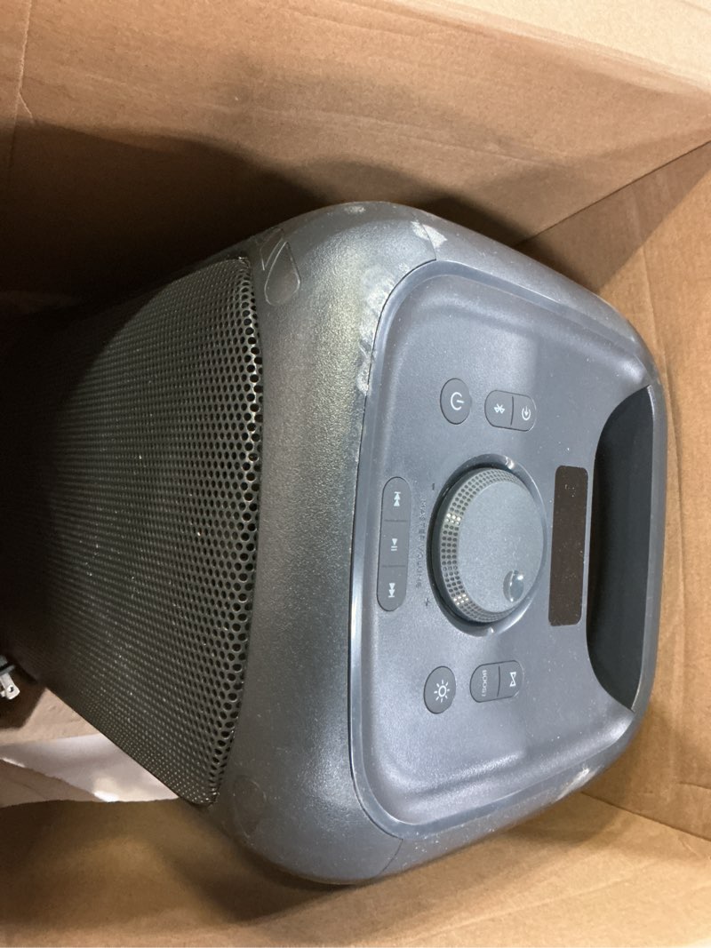 Condition photo showing As Is for onn medium party speaker gen. 2, 15.08"