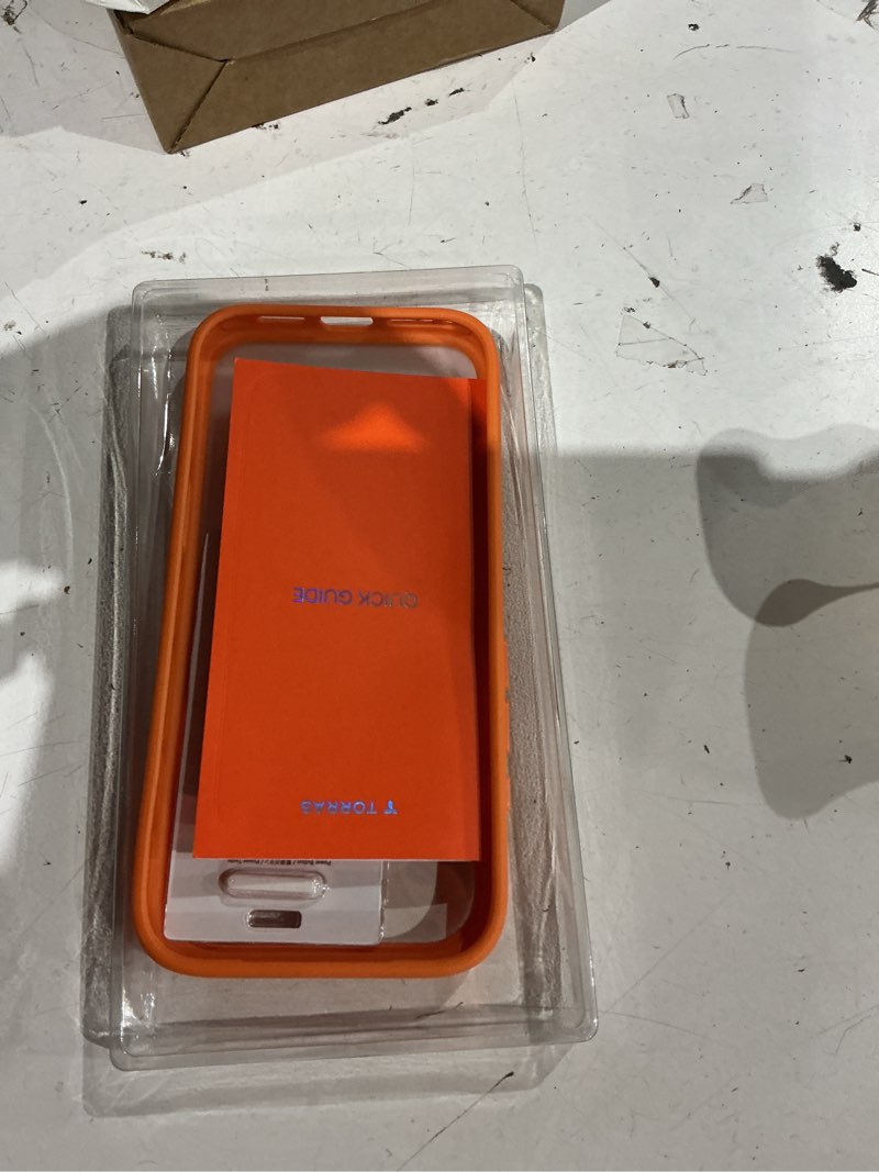 Condition photo showing Good Condition for torras magnetic shockproof for iphone 17 pro case, camera control, fit for magsafe, military-grade protection, translucent slim case for iphone 17 pro phone case anti-fingerprint, cosmic orange iphone 17 pro cosmic orange
